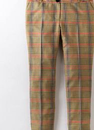 Boden Wool Bistro Crop, Green Check 34154583