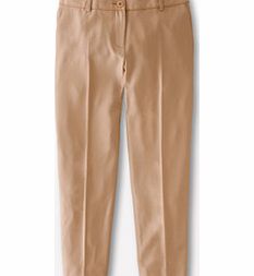 Boden Wool Bistro Crop, Light Camel,Dark Grey Melange