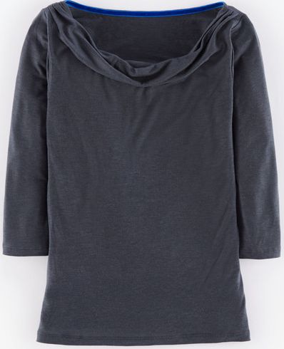 Boden, 1669[^]35015007 Wool Blend Cowl Neck Charcoal Grey Boden,