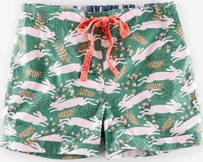 Boden, 1669[^]35057983 Woven Pull-On Short Pjyamas Rabbit Print Boden,