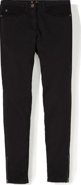 Boden, 1669[^]34629592 Zip Ankle Skimmer Jeans Black Boden, Black