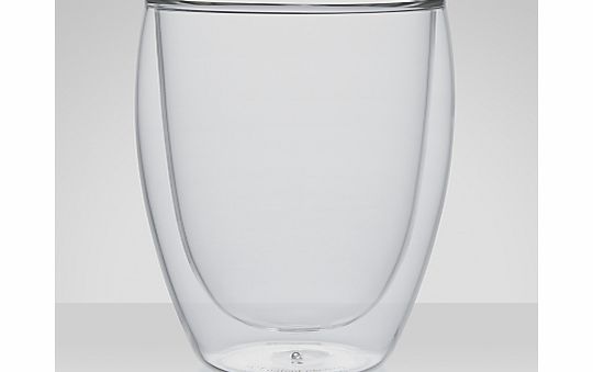 Bodum Pavina Double Wall Glasses, Set of 2, 0.35L