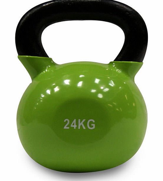 Body Power 24kg Vinyl Coated Kettle Bell (x1)