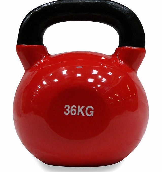 Body Power 36kg Vinyl Coated Kettle Bell (x1)