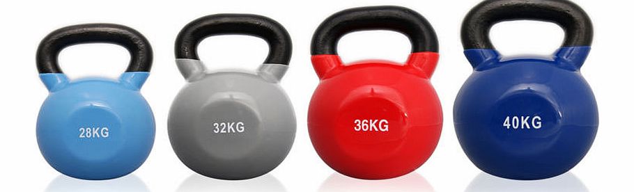 Body Power Strength Vinyl Coated Kettle Bell Set