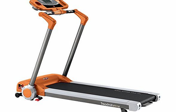 Body Sculpture Motorised Treadmill - Orange/Grey/Black