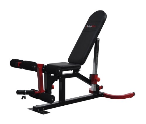 Bodymax CF510 Elite Utility Flat-Incline-Decline Bench with Leg Curl and Preacher