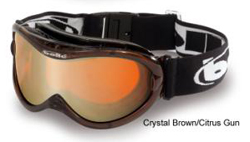 SHARKFIN GOGGLES - CRYSTAL BROWN -CITRUS GUN