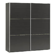 Bologna Sliding Wardrobe, Dark Chocolate