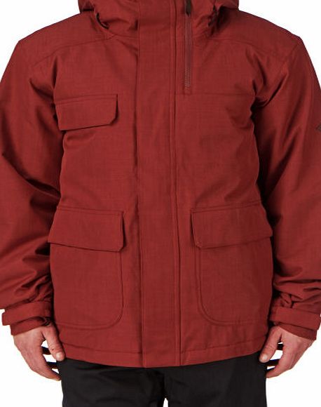 Bonfire Mens Bonfire Arc Snow Jacket - Red Rum-x