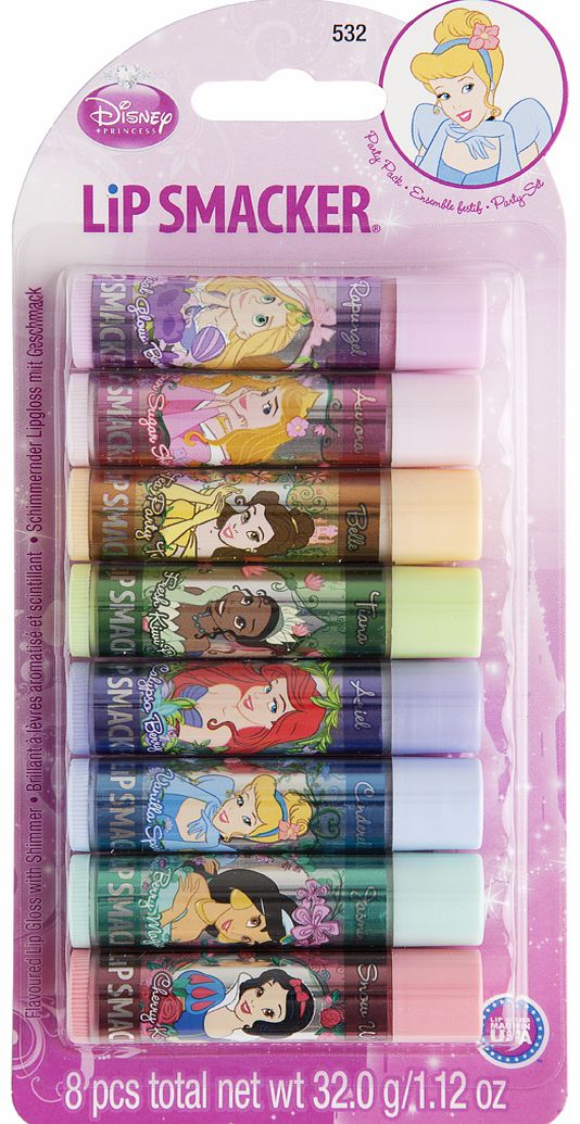 Bonne Bell Lip Smacker Disney Princess Lip Balm 8 Piece