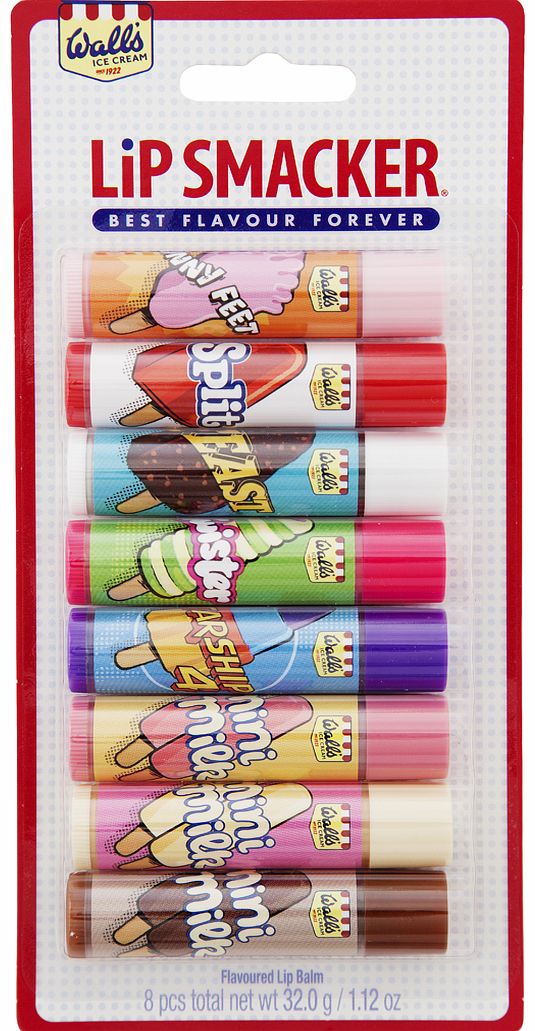 Bonne Bell Lip Smacker Walls Ice-Cream Lip Balm 8 Piece