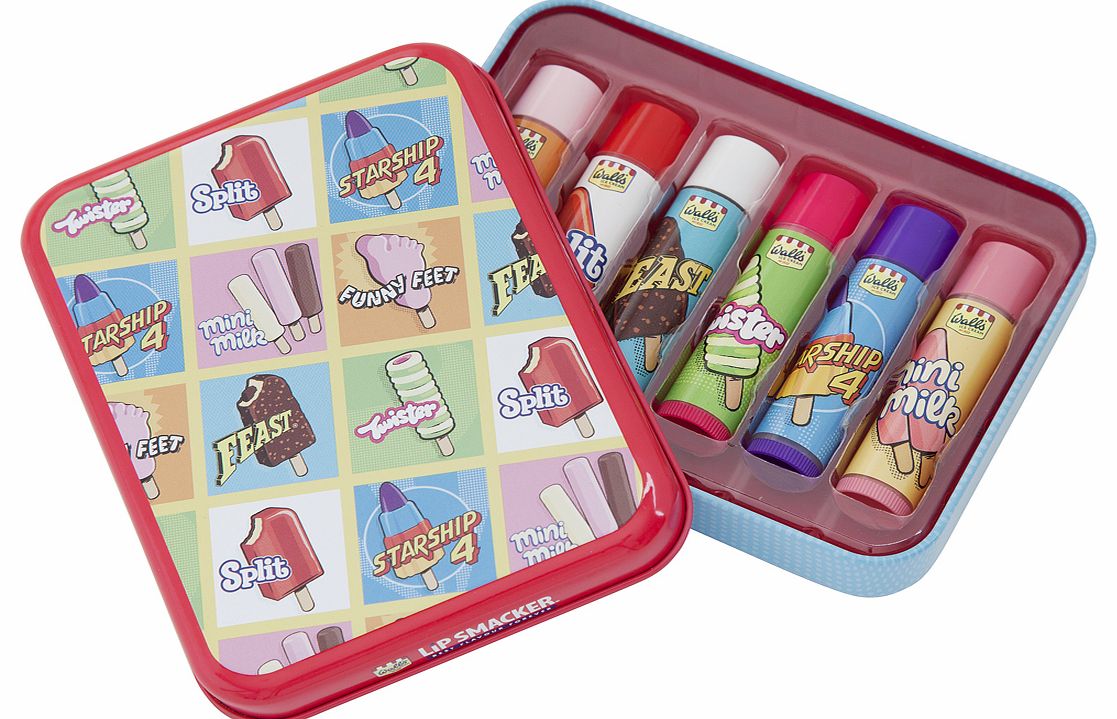 Bonne Bell Lip Smacker Walls Retro Lolly Lip Balms Gift Tin