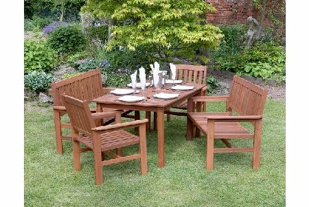 Bonnington Plastics Kingfisher FSWSET3 Tropicana Bench Set (5 Pieces)