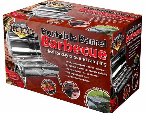 Bonnington Plastics Kingfisher OUTBBQ2 Portable Barrel BBQ