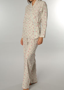 Floral kimono pj set