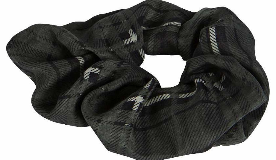 boohoo Alex Tartan Scrunchie - green azz14737
