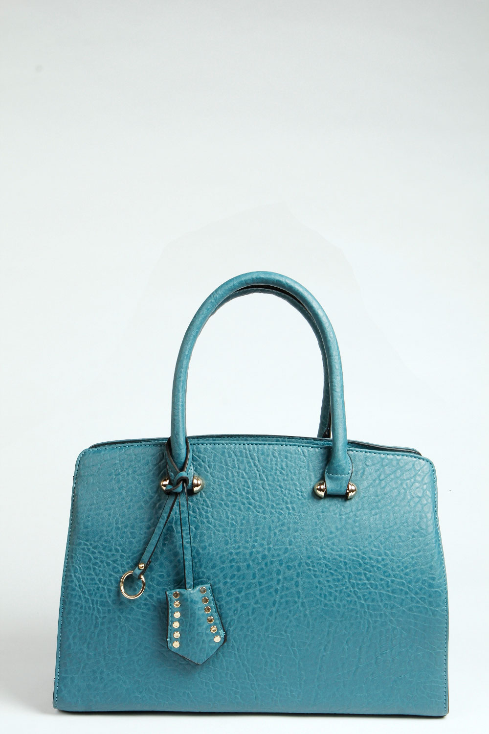 Alma Mockled Structured Day Bag - teal