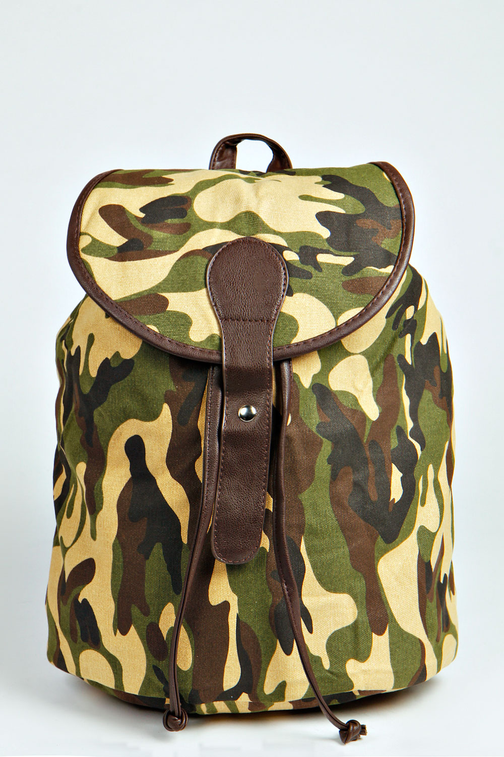 boohoo Angelica Camo Print Rucksack - camo