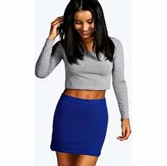 boohoo Bodycon Mini Skirt - blue azz08370