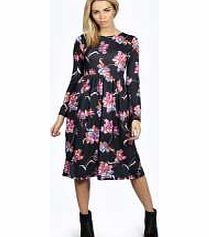 Devon Floral Printed Midi Dress - multi azz22545