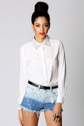 Dotty Studded Blouse