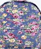 boohoo Floral Rucksack - blue azz05821