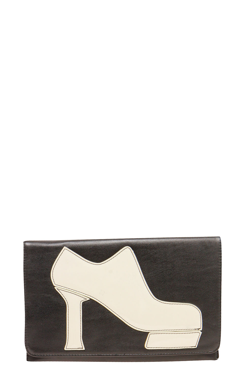 Gabby Shoe Clutch Bag - black azz46593