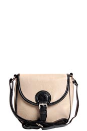 Harriett Contrast Trimmed Cross Body Pouch Bag