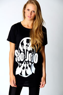 Jasmin Oversized Printed T-shirt Female