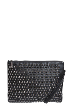 Kesha Studded Leather Look Cross Body Female