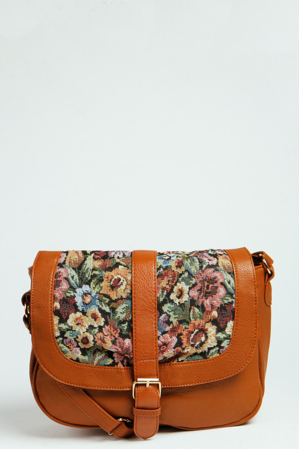 Kimberly Tapestry Shoulder Bag - tan, tan