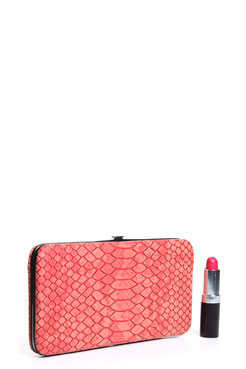 Lexi Faux Crocodile Print Purse