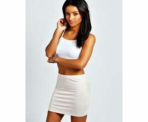 boohoo Maisy Basic Bodycon Mini Skirt - blush azz30781