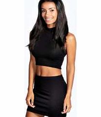 boohoo Maisy Mini Bodycon Jersey Skirt - black azz54382