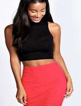 boohoo Mini Bodycon Jersey Skirt - tomato azz54382