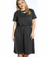 Molly Slouchy Midi Dress - charcoal pzz98759