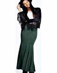 Rhian Drop Waist Maxi Skirt - khaki azz22191