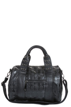 Sonja Skull Embossed Detail Bolwer Bag Female