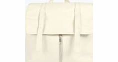 boohoo Square Pu Rucksack - cream azz08270