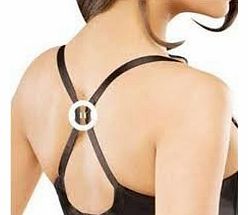 BOOLAVARD Set of 6 PCS PUSH UP Cleavage Control Bra Clip As On TV white