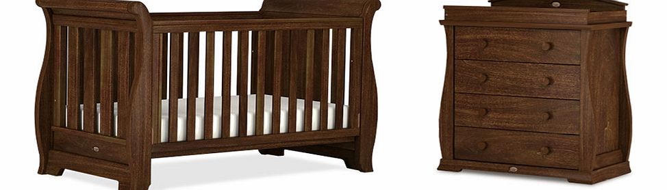 Boori 2 Piece Sleigh Roomset English Oak