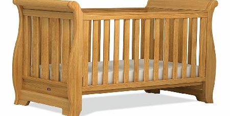 Boori Country Sleigh Cot Bed Heritage Teak