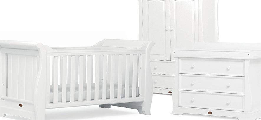 Boori Sleigh 3 Piece Roomset White