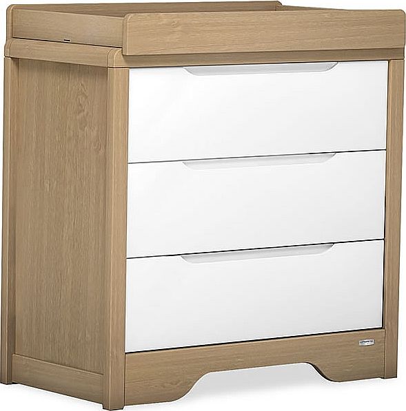 Urbane Deco 3 Drawer Chest Changer-White &