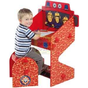 Born To Play Fireman Sam Desk and Stool