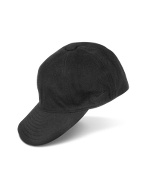 Borsalino Black Signature Cashmere Baseball Cap