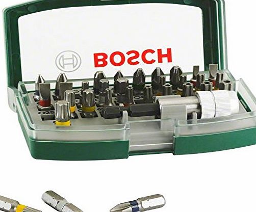 Bosch 2607017063 Screwdriver Bit Set, 32 Pieces