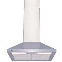 70cm Chimney Hood Flat Glass DKE735MGB - Brushed Steel