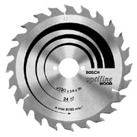 Circular Saw Blade Optiline Wood 184 x 16 x 2.6 36 Z